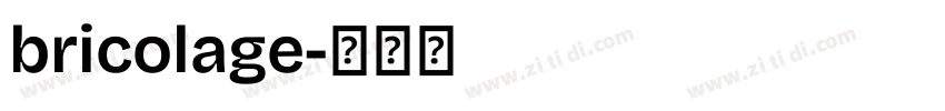 bricolage字体转换