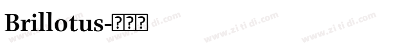 Brillotus字体转换