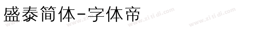 盛泰简体字体转换