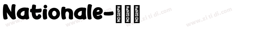 Nationale字体转换