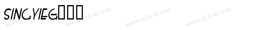 singyieg字体转换