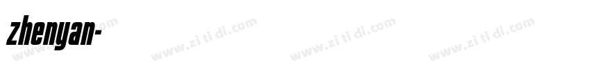 zhenyan字体转换