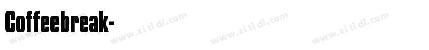 Coffeebreak字体转换