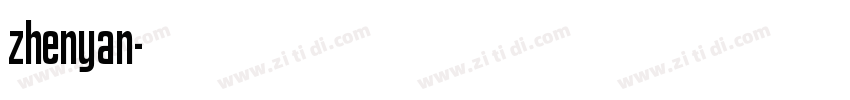 zhenyan字体转换