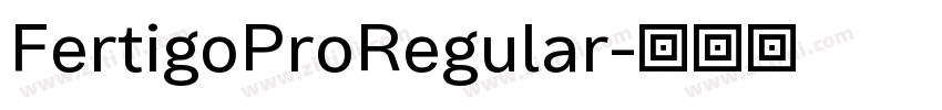 FertigoProRegular字体转换