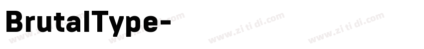 BrutalType字体转换