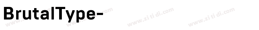 BrutalType字体转换