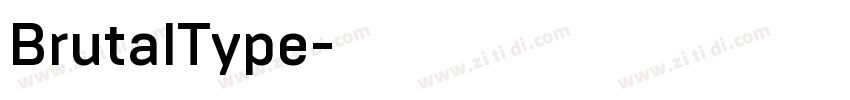 BrutalType字体转换