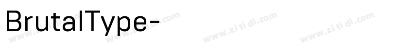 BrutalType字体转换
