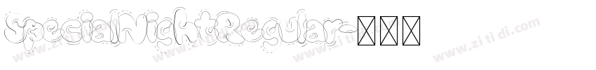 SpecialNightRegular字体转换