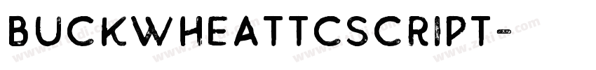 BuckwheatTCScript字体转换
