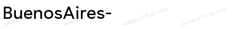 BuenosAires字体转换