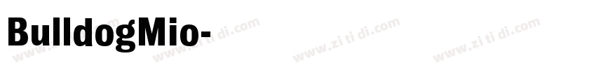 BulldogMio字体转换