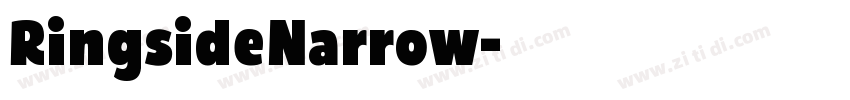 RingsideNarrow字体转换
