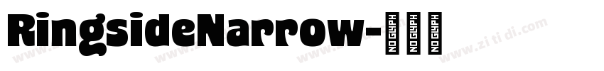 RingsideNarrow字体转换