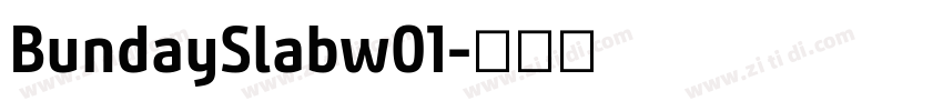 BundaySlabw01字体转换