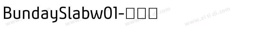 BundaySlabw01字体转换