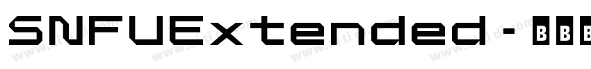 SNFUExtended字体转换
