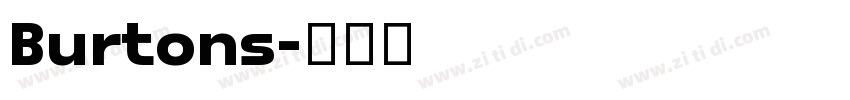 Burtons字体转换