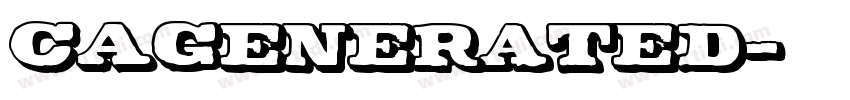 CAGenerated字体转换