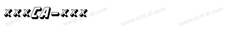 加拿大CA字体转换