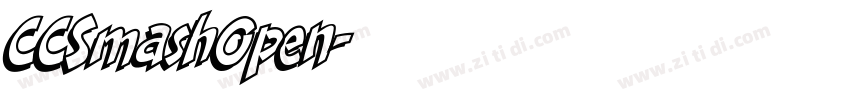 CCSmashOpen字体转换