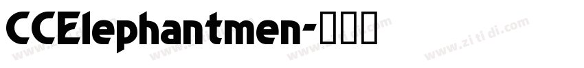 CCElephantmen字体转换