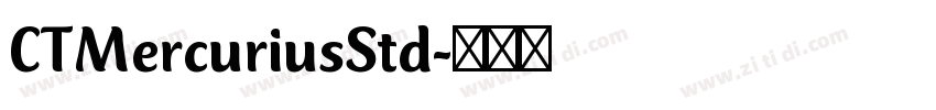 CTMercuriusStd字体转换
