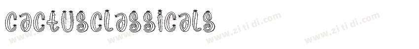 CactusClassicalS字体转换