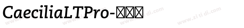 CaeciliaLTPro字体转换