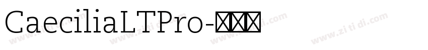 CaeciliaLTPro字体转换