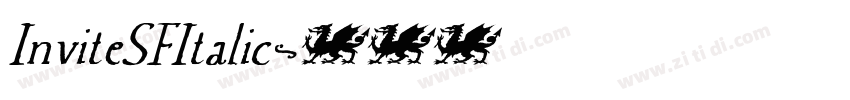 InviteSFItalic字体转换