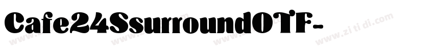 Cafe24SsurroundOTF字体转换