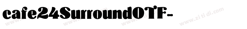 cafe24SurroundOTF字体转换