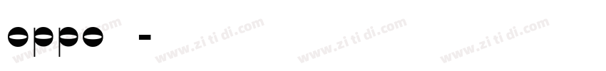 oppo字体包字体转换