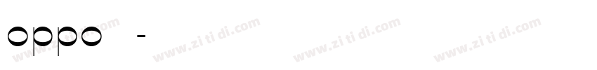 oppo字体包字体转换