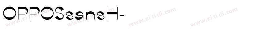 OPPOSsansH字体转换 OPPOSsansH字体转换