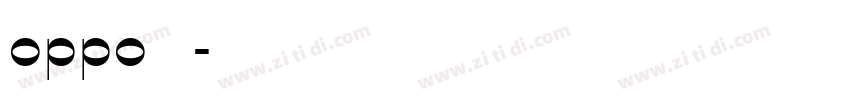 oppo字体包字体转换