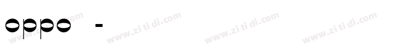 oppo字体包字体转换