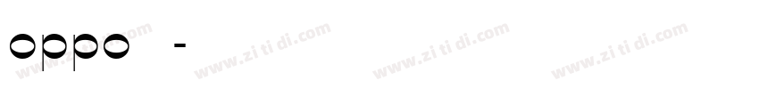 oppo字体包字体转换
