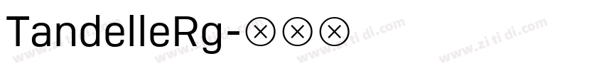 TandelleRg字体转换