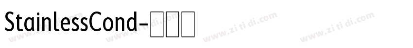 StainlessCond字体转换