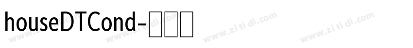houseDTCond字体转换