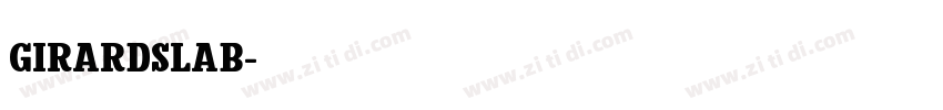 GirardSlab字体转换