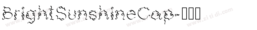 BrightSunshineCap字体转换 BrightSunshineCap字体转换