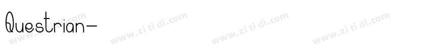 Questrian字体转换
