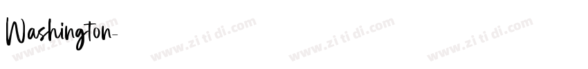 Washington字体转换