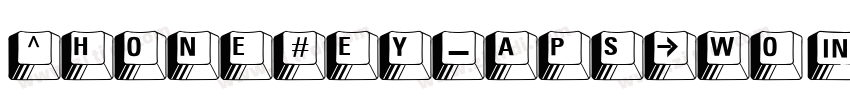 PhoneKeyCapsTwo字体转换 PhoneKeyCapsTwo字体转换