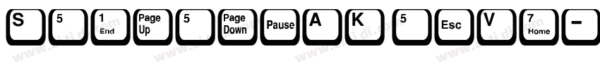 SegmentAKeyVariable字体转换
