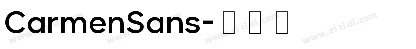CarmenSans字体转换